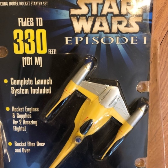 Estes Naboo Fighter Star Wars Episode 1 Rocket NIB - Picture 5 of 8